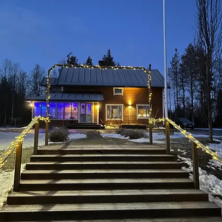 Traditional Lapland 2br House With Private Sauna Villa Nuupas